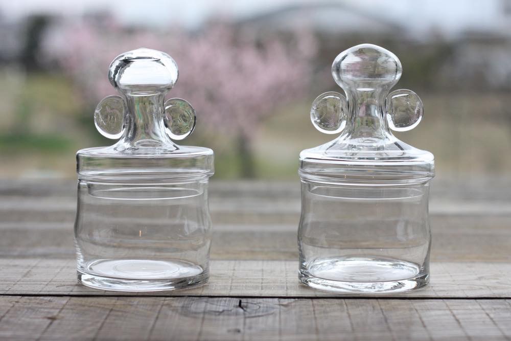 北欧ガラス KOSTA BODA Bertil Vallien キャンディポット