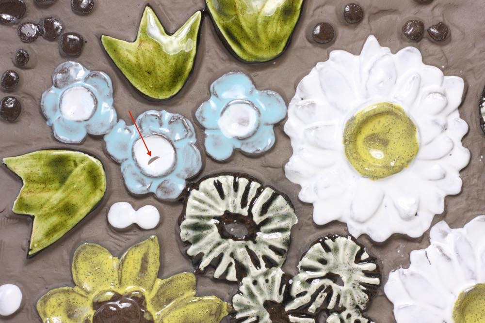 Jie gantofta/ジィ ガントフタ/チューリップ陶板の壁掛け