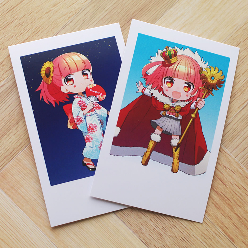 チェキ風デザインのオリジナル印刷カード | 同人誌の印刷・グッズ作成