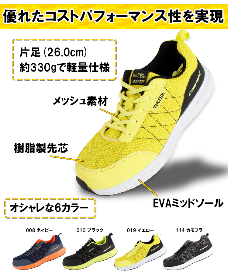 安全靴 スニーカー アイトス タルテックスAZ-51653 |サンワーク本店