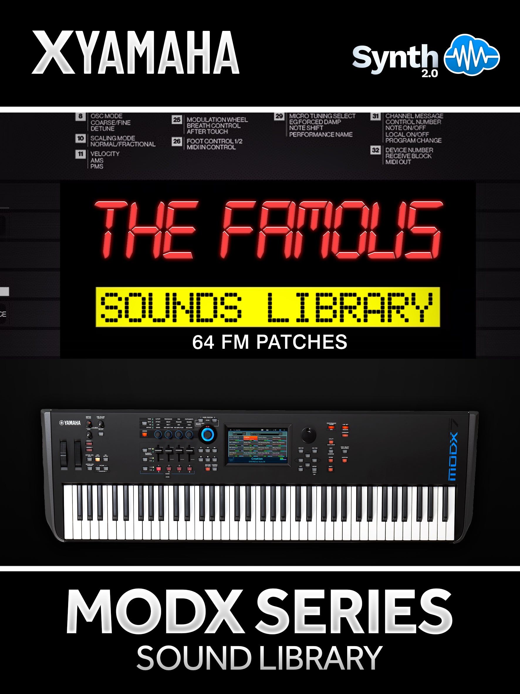 The Famous 64 FM Sounds Yamaha MODX Series – Synthcloud