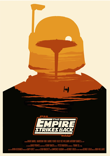 Quadro e poster Star Wars - The empire strikes back - Quadrorama
