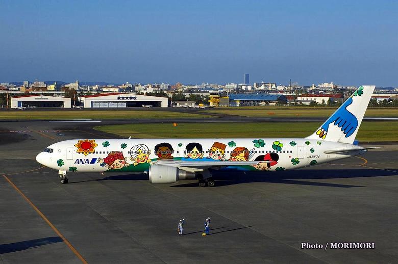 ANA ゆめジェット ～You&Me～｜宮崎ブーゲンビリア空港にて