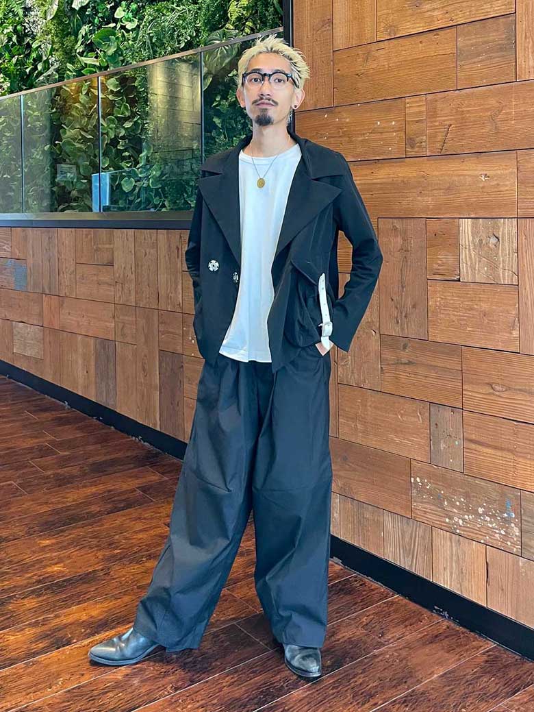 999.9 ブラック×クリア ツートンのメガネ。 | 福岡パルコ店 | STYLING