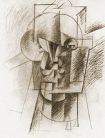 Pablo Picasso — Portrait of Daniel-Henry-Kahnweiler, 1910