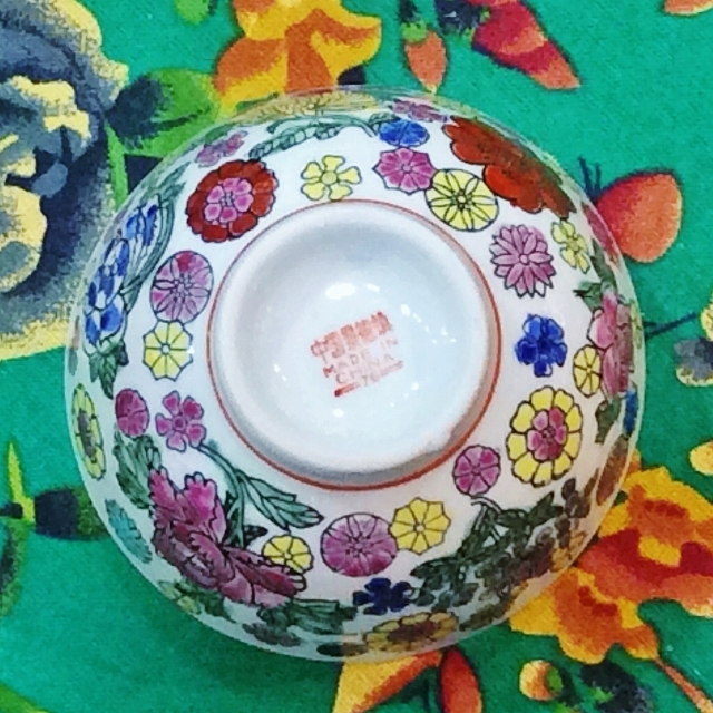 デッドストック景徳鎮/百花繚乱ボウル/ホワイト/大阪/南堀江/ピサヌローク