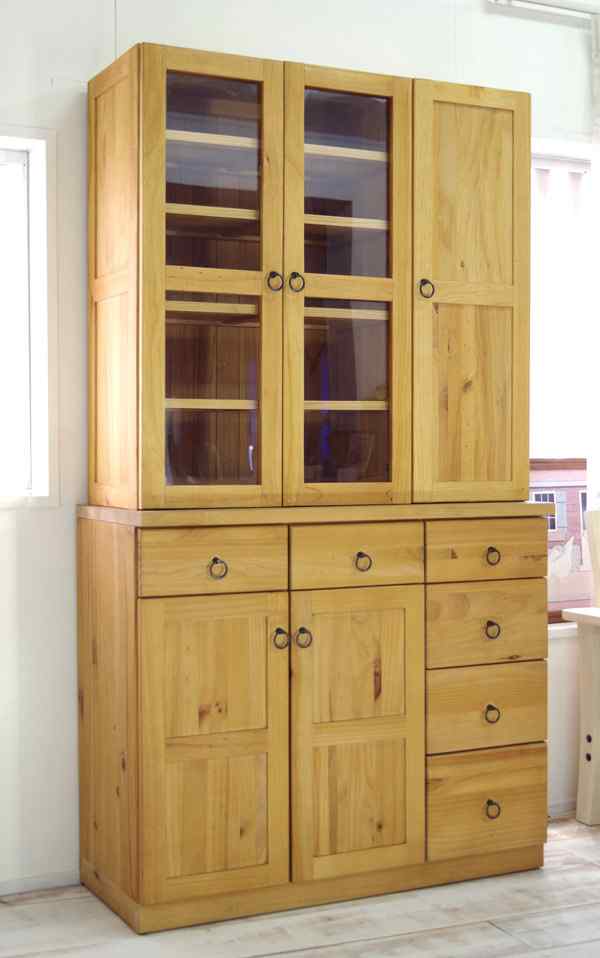 カントリー食器棚｜カントリーキッチン収納｜パインファクトリー