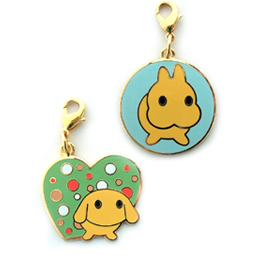 ピンバッジ製作実例：うさぎ専門店 うさぎのしっぽ | オリジナル