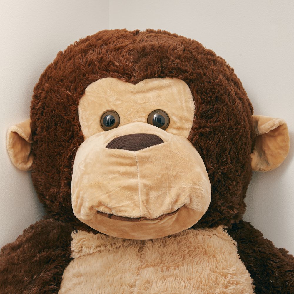 販売終了】120cm お座りサルのぬいぐるみ | アンファンス株式会社 生活
