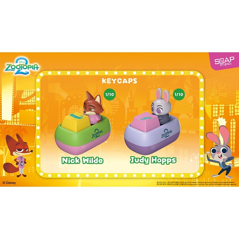 ZOOTOPIA ズートピア ブラインドキーキャップ※アソートの為種類は選べ