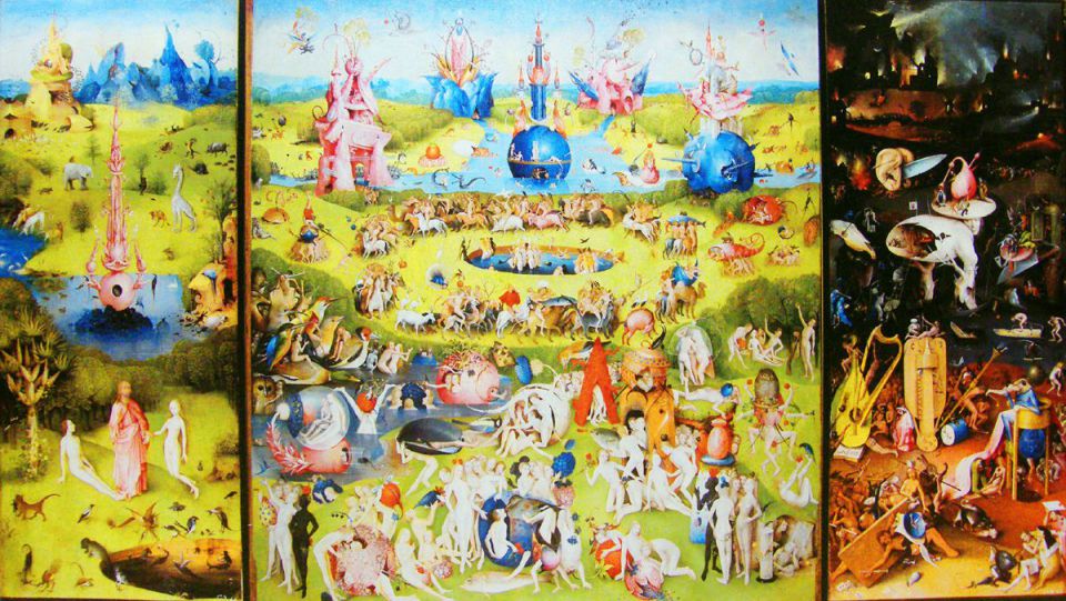 ヒエロニムス・ボス 『快楽の園』 | 【休店中】名画の複製絵画館