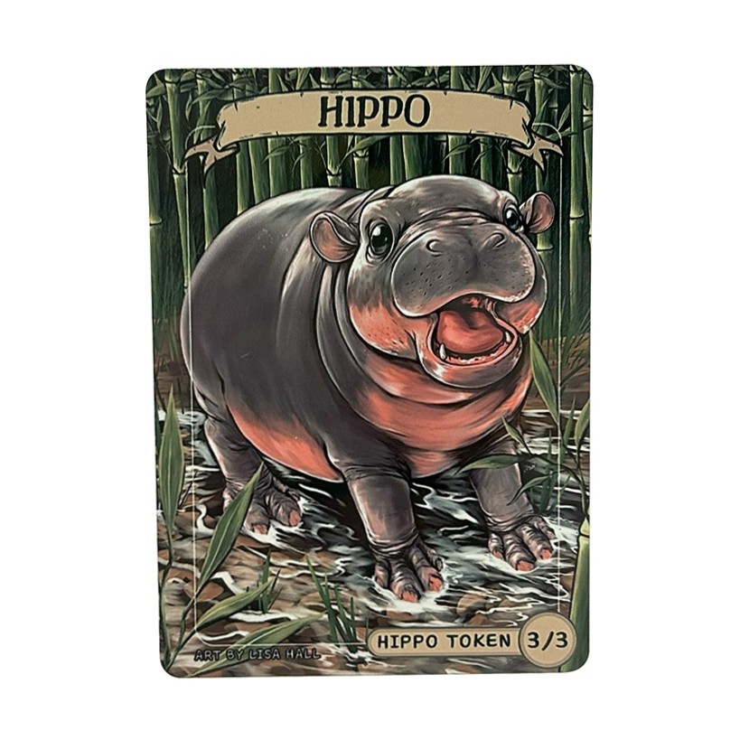3/3 Hippo Token ⋆ Custom MTG Proxies ⋆ Prismatic Defender®