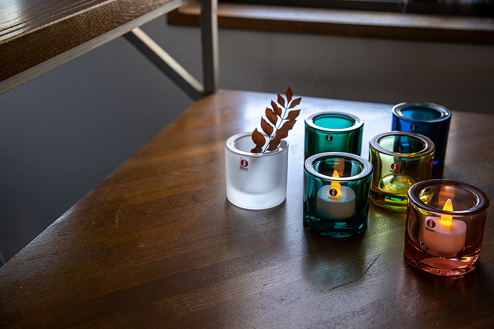 イッタラ KIVI キャンドルホルダー／フロスト｜北欧モダンデザイン広場