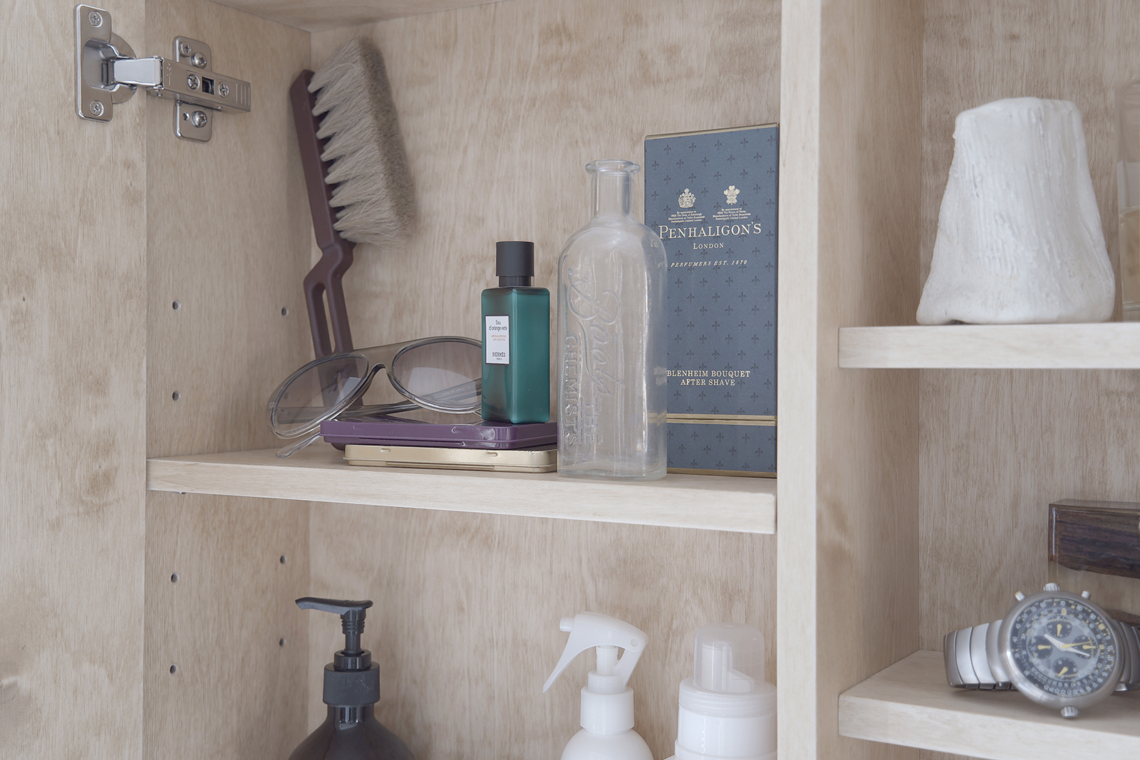 棚付きボックスミラー シナ | KB-AC018-03-G141 | ミラー | 洗面 | toolbox