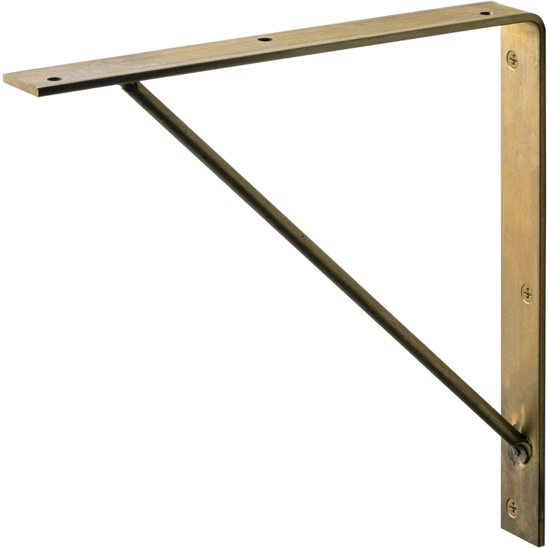 棚受け金物 真鍮 D150 | PS-BK001-07-G141 | 棚受け | 棚パーツ