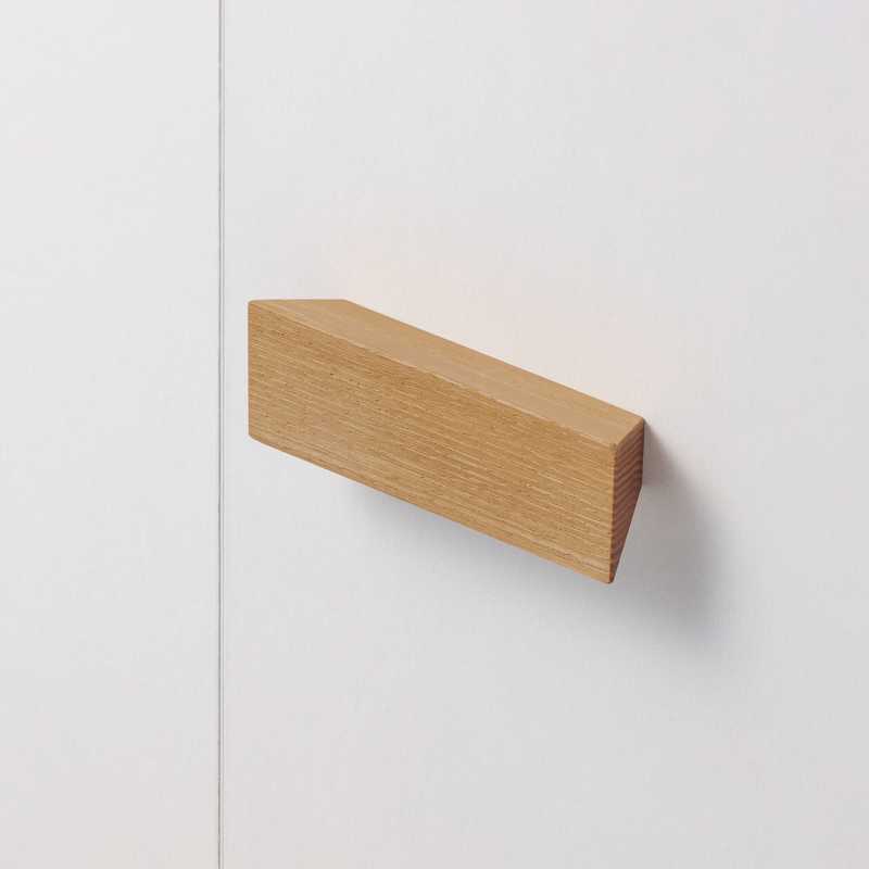 木のつまみ 大サイズ（B ネジ穴片側寄せ） | PS-HD002-02-G141