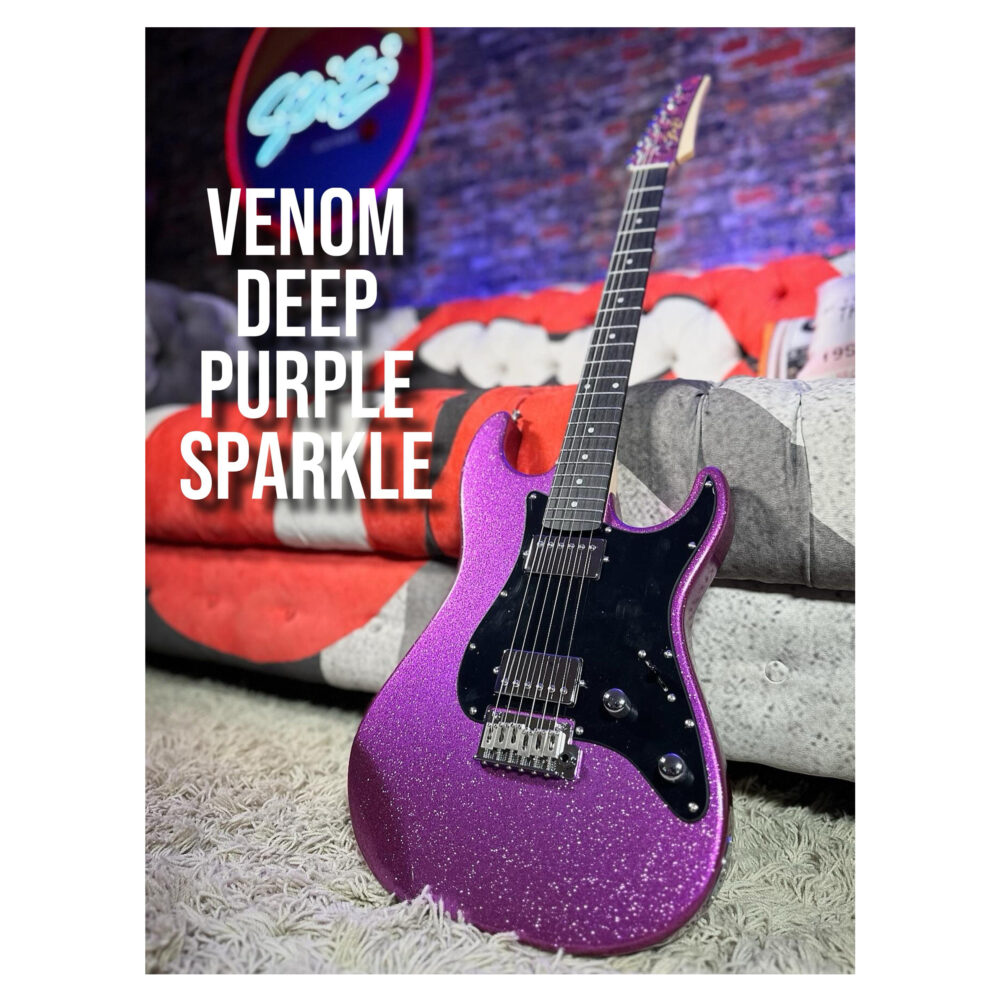 Guitarra Seizi Katana Venom HH – Purple Sparkle « Royal Music