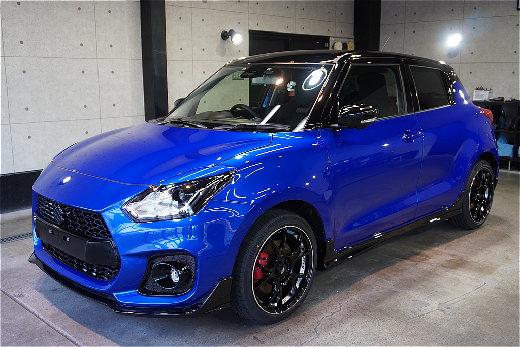 スイフトスポーツのコーティング完了！ | ガラスコーティング（車と