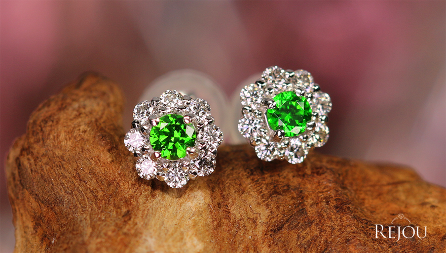 第420回抽選販売＞ロシア産デマントイドガーネット ハートアンド