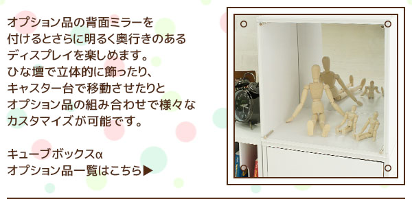 アクリルふた オプション品 CUBE BOXα