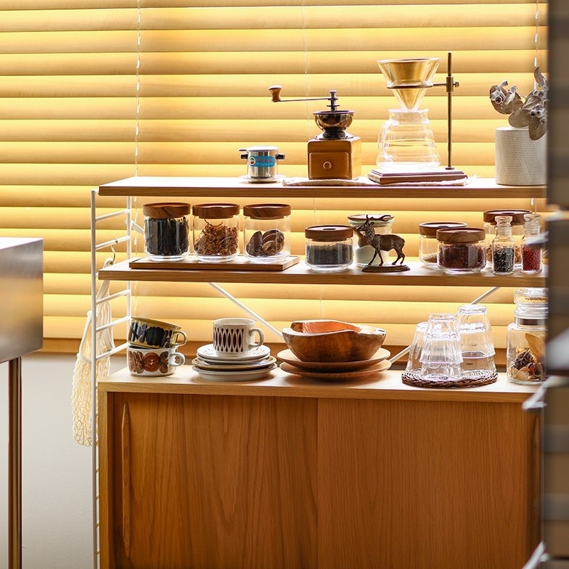 R.U.S 基本セット薄型- 高さ91cm×幅92cm（ウッドキャビネット） ｜家具