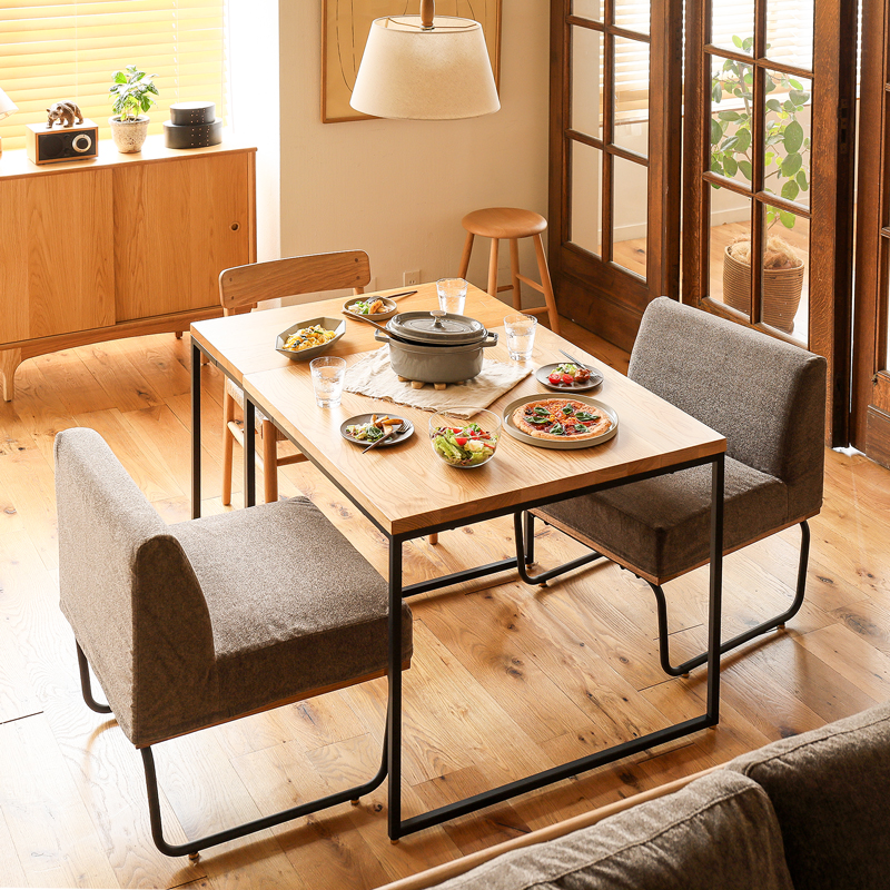 80ダイニングテーブル WIRY／NA ｜家具・インテリア通販 Re:CENO(リセノ)