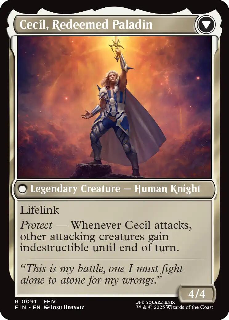 Cecil, Dark Knight // Cecil, Redeemed Paladin [FINAL FANTASY