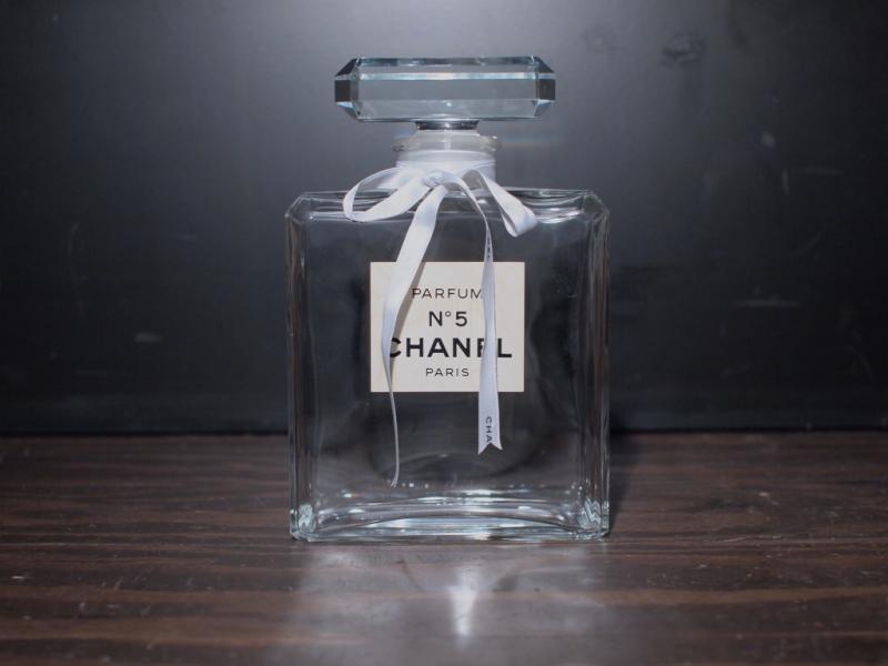 CHANEL N°5 香水瓶、香水ボトル、ガラスボトル、サンプルガラス瓶