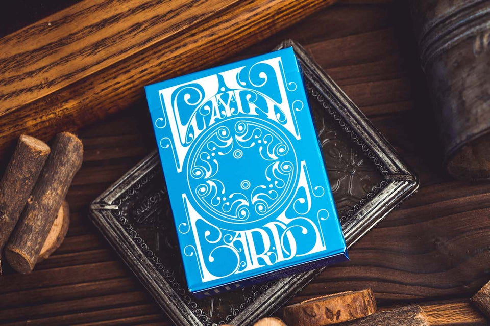 Smoke & Mirrors V9 - Blue Edition Playing Cards - Riffle Shuffle