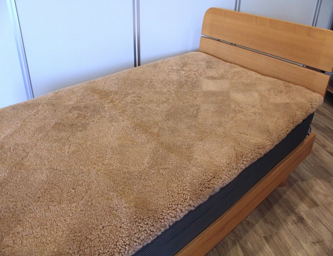 ムートンシーツ クリンプシーツ 日本ムートン 最高級 高密度 35mm 巻き