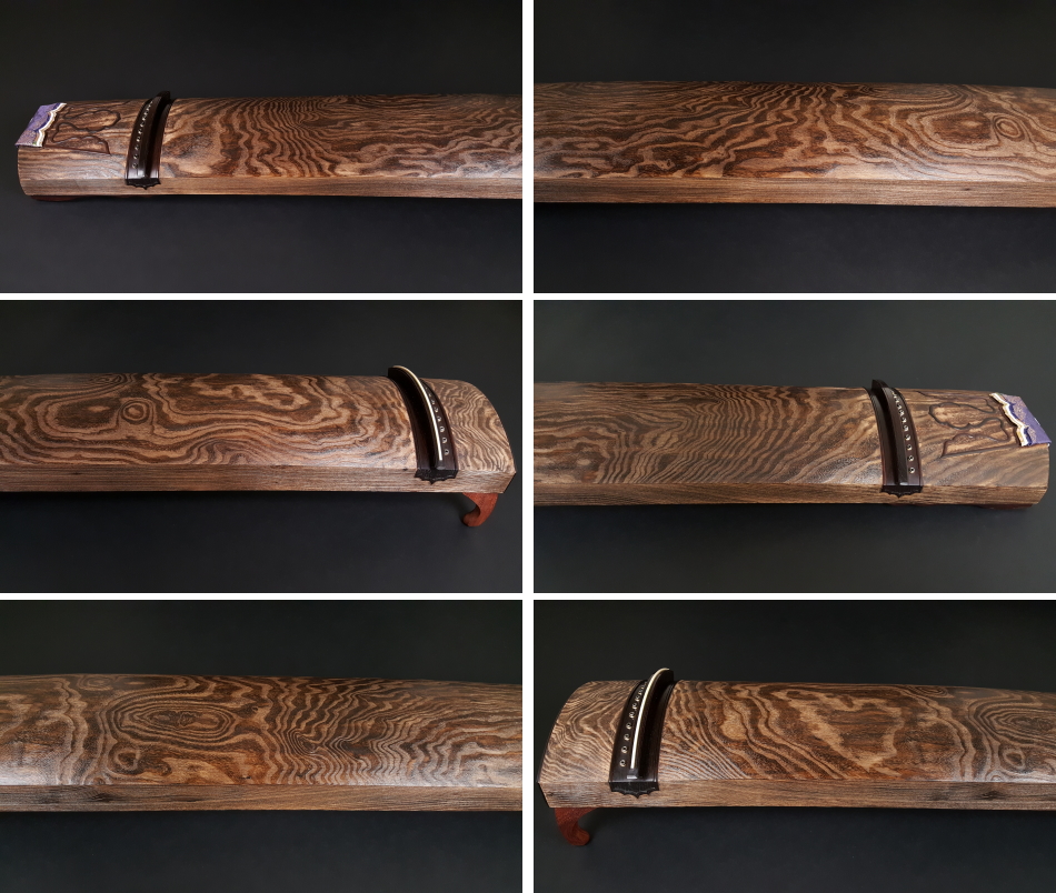 厳選中古品 琴）くり甲琴・玉縁紅木巻 WKT-TKOTO12【和楽器市場・本館】