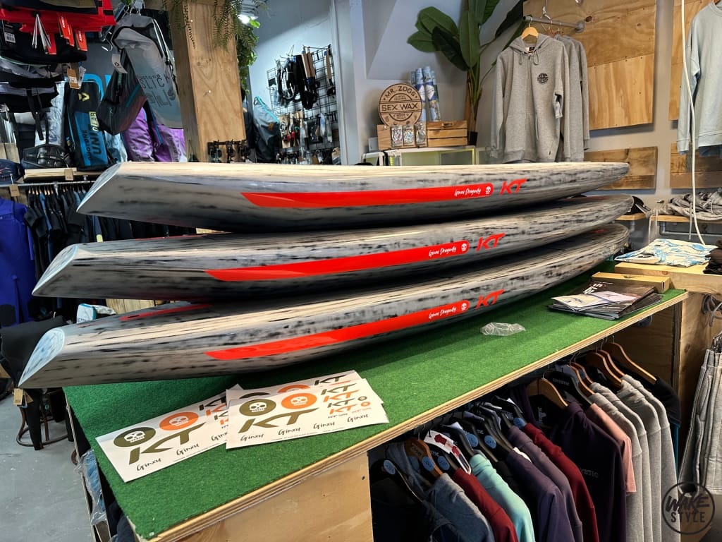 KT Ginxu Dragonfly Downwind Foil Board - Wake Style