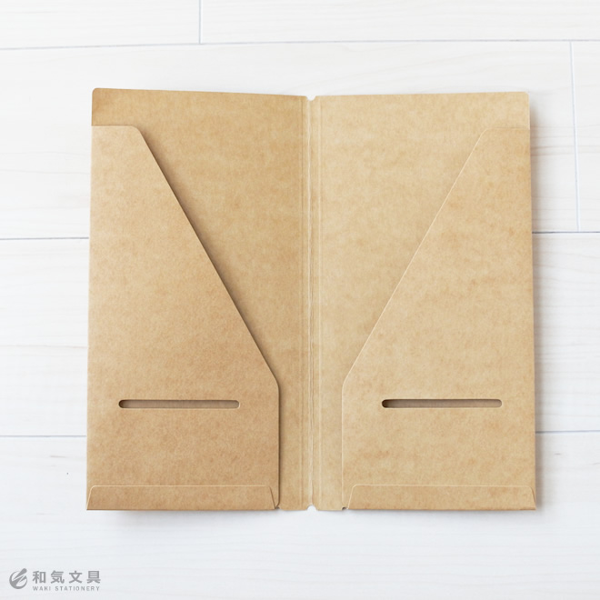 トラベラーズノート カスタムアイテム使ってみました『ファイル