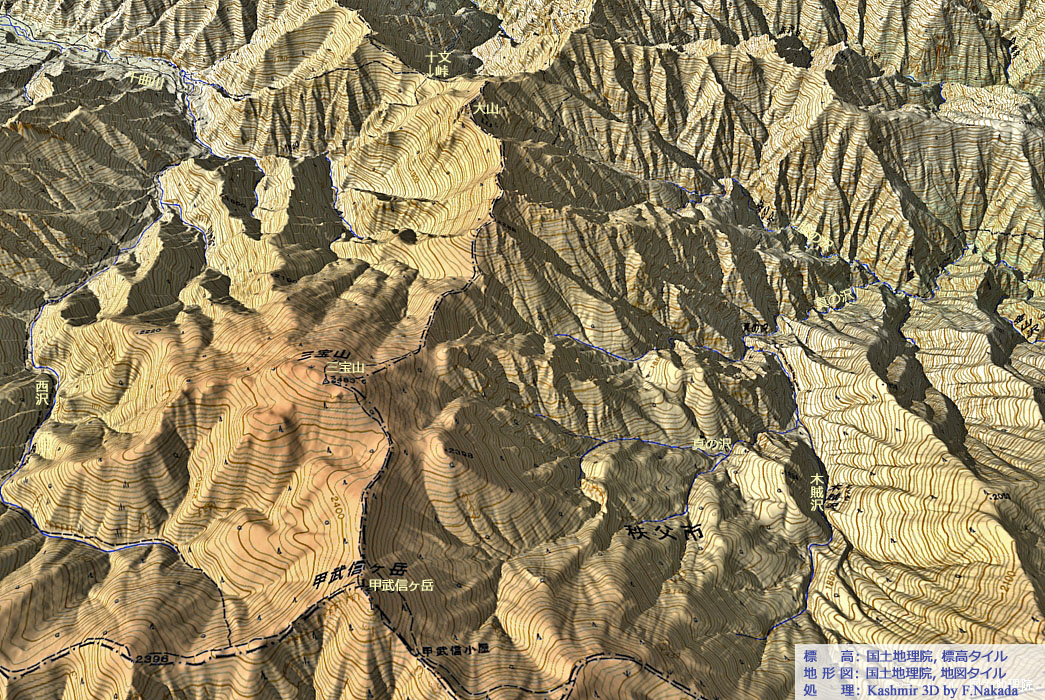 日本の地形千景 滋賀県：姉川の三角州