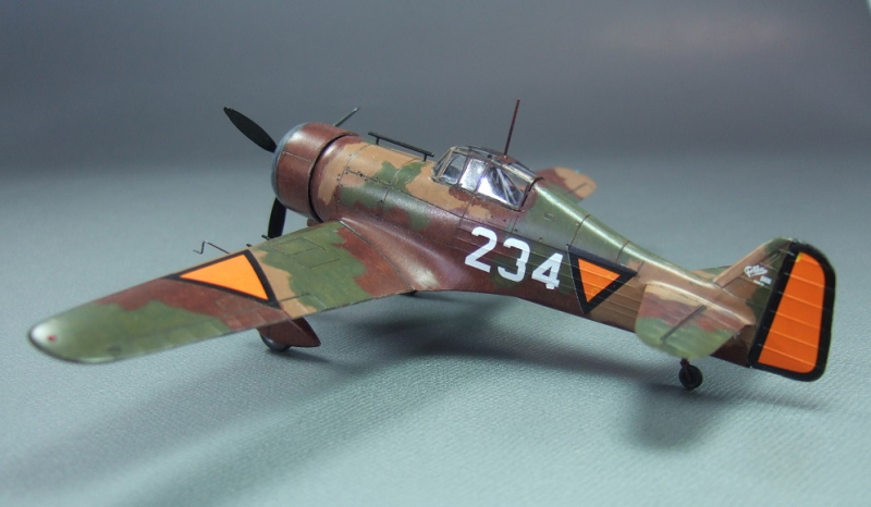 フォッカーD21オランダ空軍(MPM 1/72)＞飛行機プラモデル製作＞2022年6月号