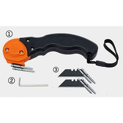 プラダンカッター(折り曲げ溝入れカッター)/M4032PL-14A | シロ産業 |