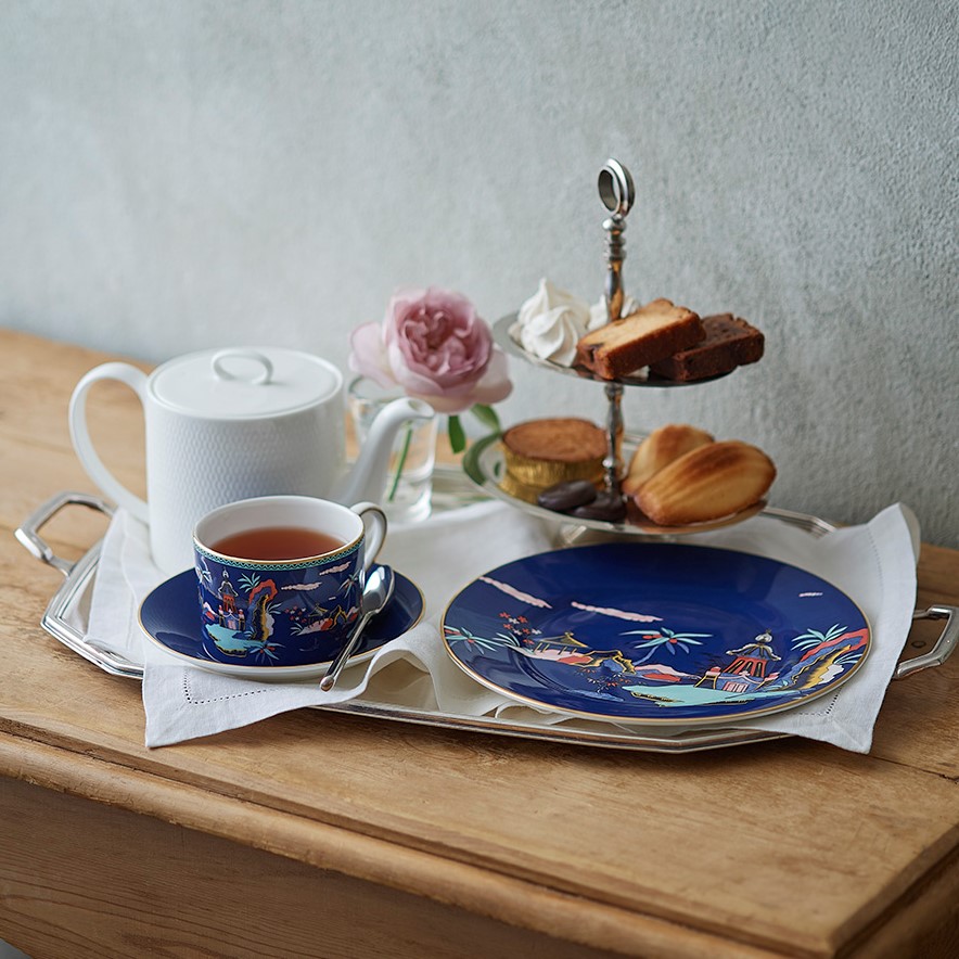 ワンダーラスト ブルーパゴダ ティーカップ&ソーサー|WEDGWOOD公式