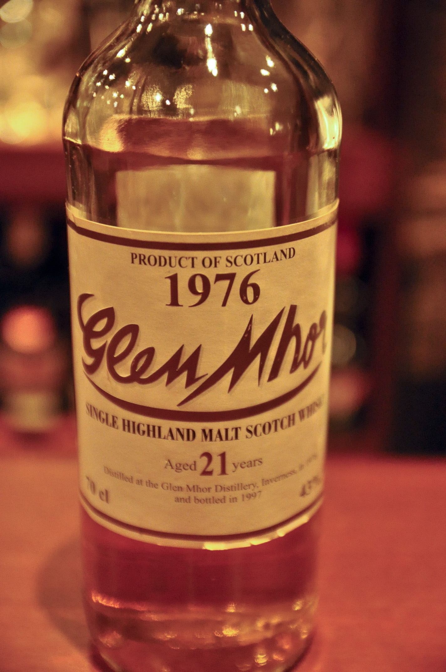 グレンモール Glen Mhor 21yo 1976/1997 (43%, G&M for Intertrade