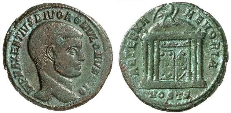 Romulus, Roman Imperial Coinage of, Thumbnail Index - WildWinds.com
