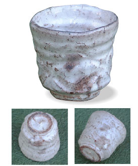 唐津焼・酒器・粉引き【うまか陶】