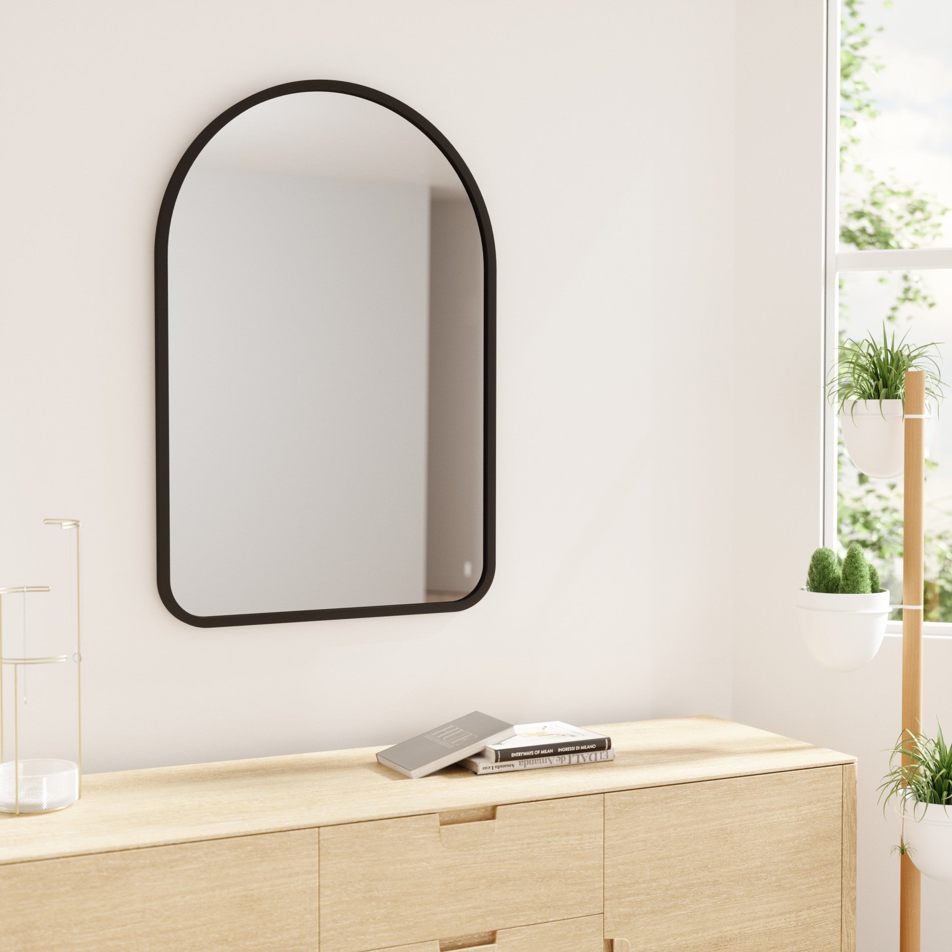 Hub Arched Mirror | Unique Modern Wall Mirror | Umbra