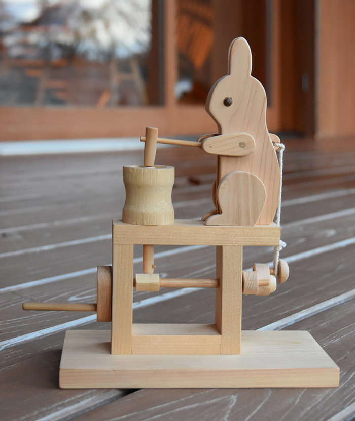 カラクリ玩具～もちつきうさぎワークショップ ｜滋賀で注文住宅を