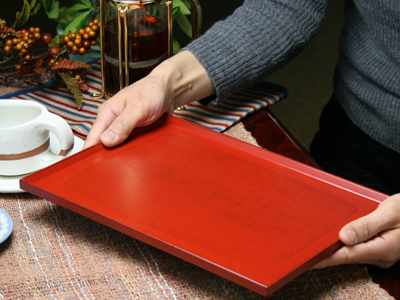 角盆布張り根来