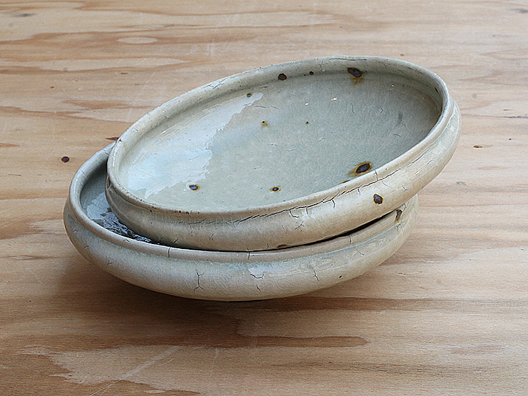 中村哲雄・粉引丸縁5寸鉢／小皿/小鉢/豆鉢｜和食器・種類／和食器通販