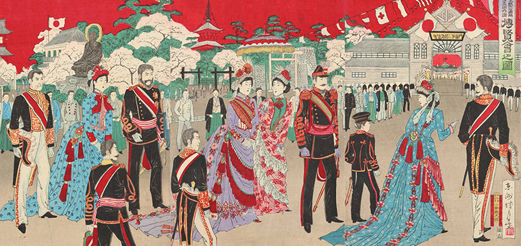 東洲勝月 作 「上野公園地第三回内国博覧会之図」／ホームメイト