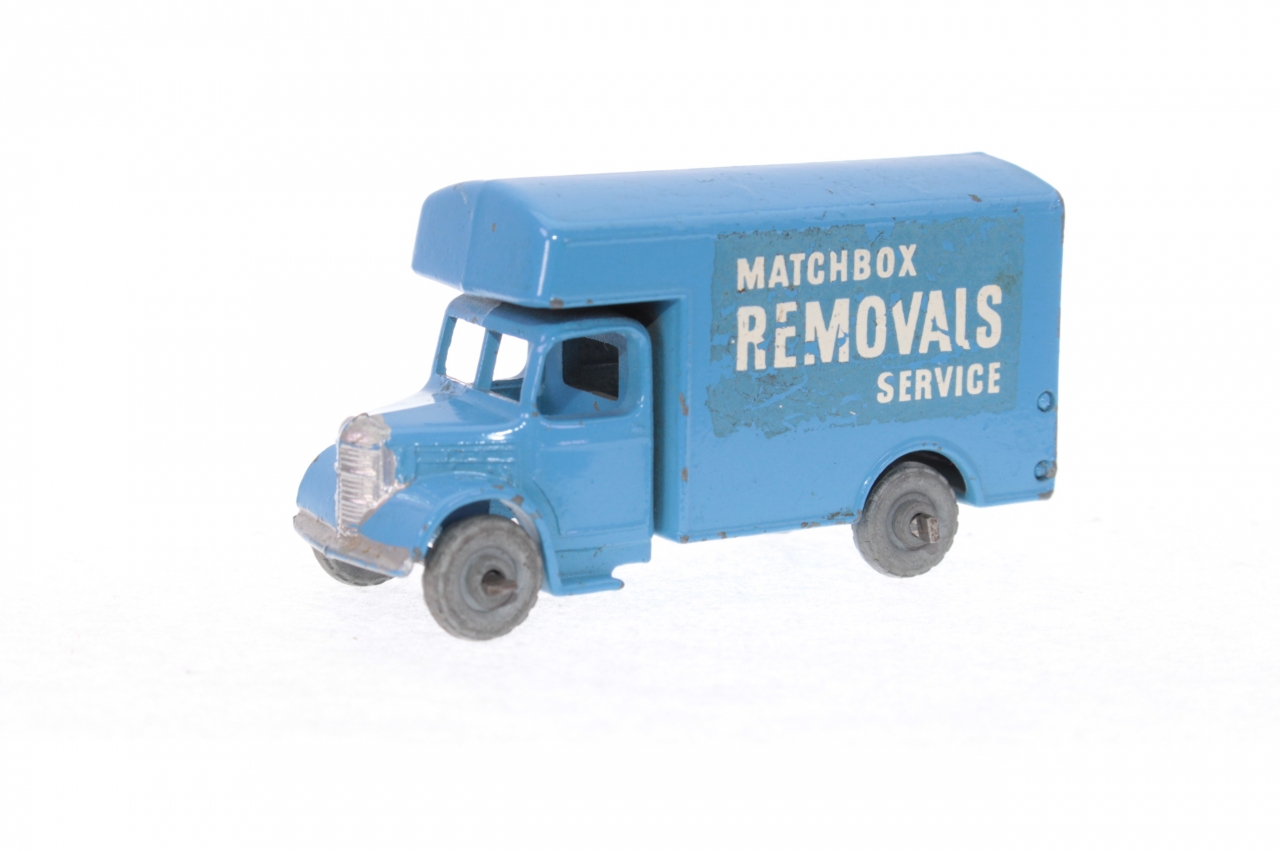 Matchbox 17a, Bedford Removals Van - Free Price Guide & Review