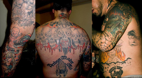 Agnostic Frontのタトゥー | TATTOO GIG | 有名人のタトゥー画像