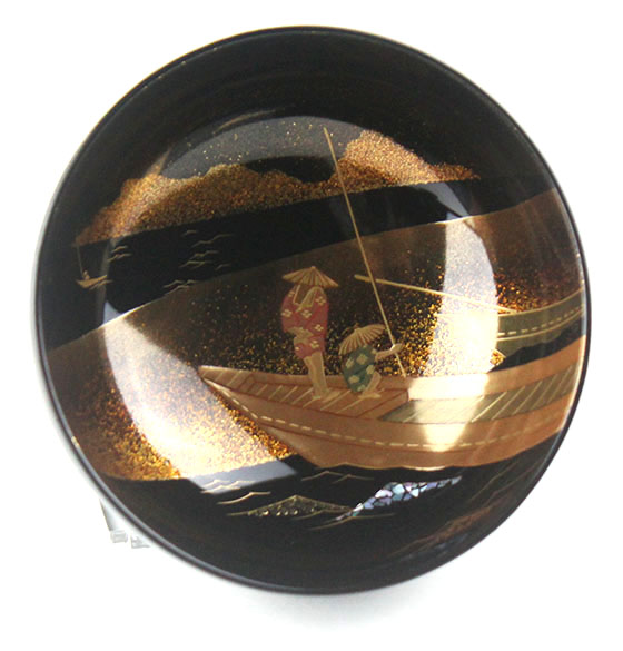 輪島塗椀⑧ 東海道53次蒔絵 1客127,600円（税込） | 輪島塗の塗師屋