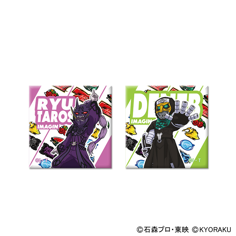 L仮面ライダー電王トレーディングスクエア缶バッジ(ランダム5種