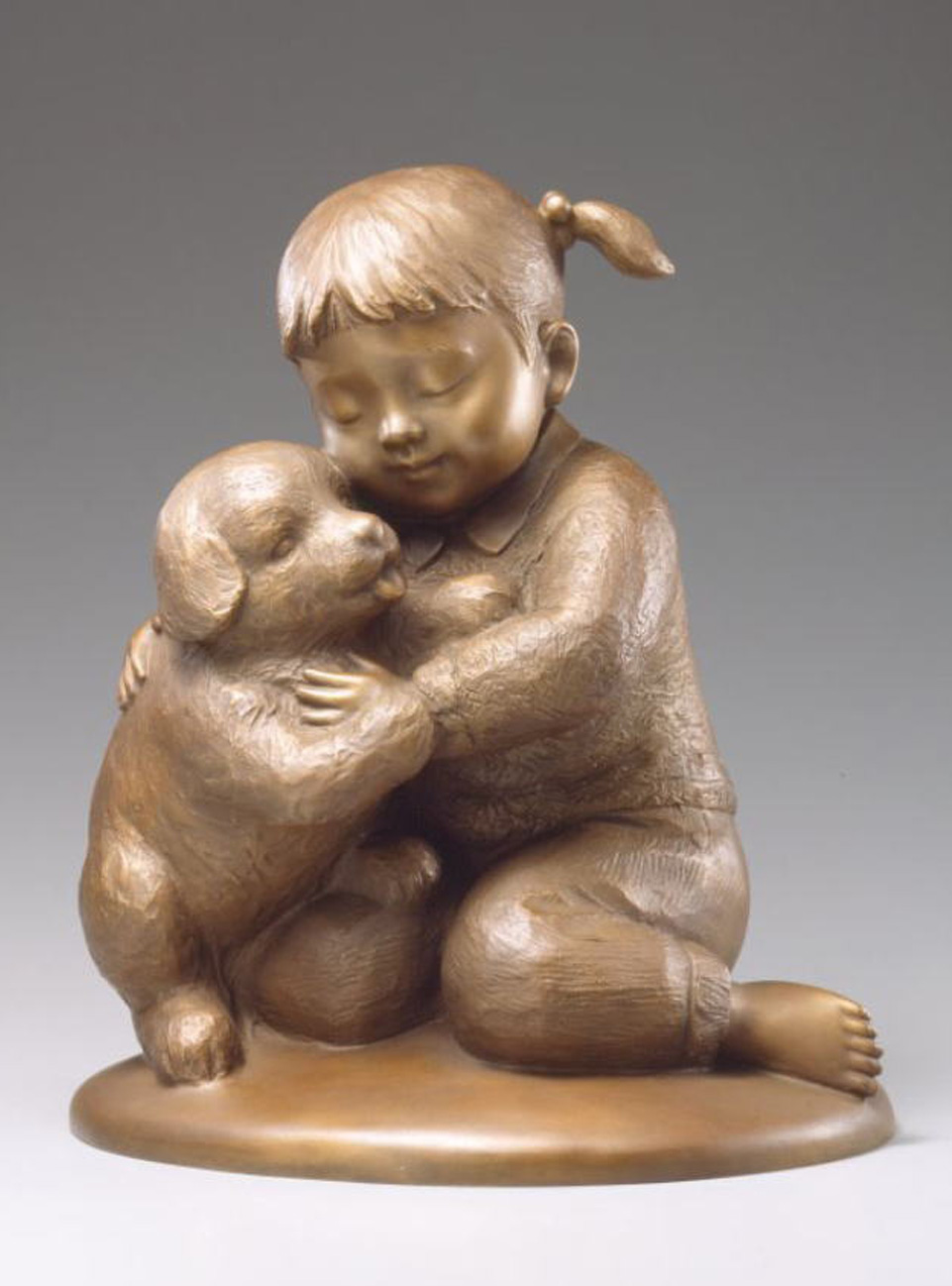ブロンズ作品「なかよし」 | 彫刻家 玉野勢三 ブロンズ、テラコッタ